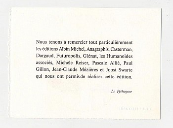Art dans la poste (met envelop)