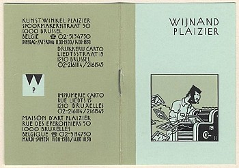 Business card Wijnand Plaizier