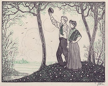 Hahn Kalender 1912 April t/m Juni