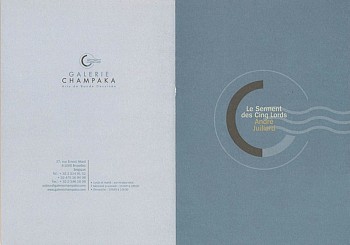 Invitation Le Serment des Cinq Lords - André Juillard