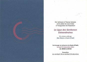 Invitation La Ligue des Gentlemen Extraordinaires