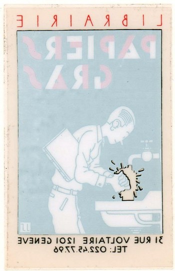 Papiers Gras (window sticker)