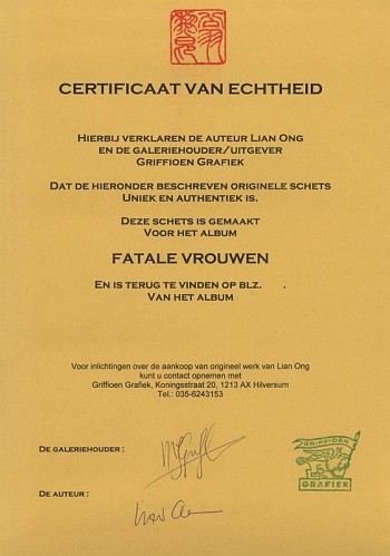 Originele tekening: Fatale vrouwen 