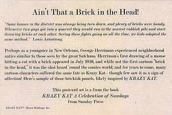 Ain't that a brick in the head! (Postcard set)