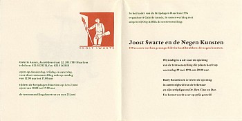 Uitnodiging Joost Swarte en de Negen Kunsten