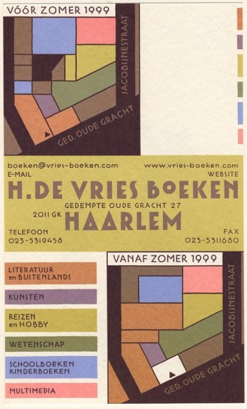 Verhuisbericht H. De Vries Boeken