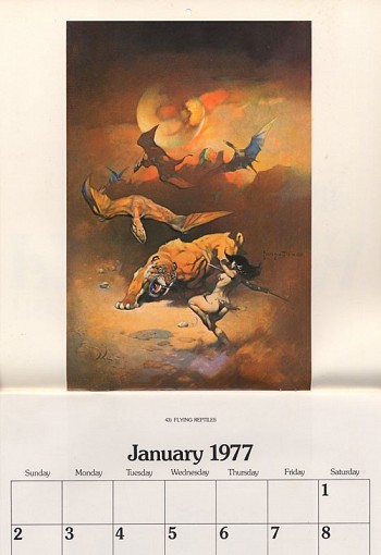 The Frank Frazetta Calendar 1977