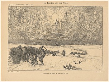 De kroning van den Czar