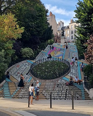 De trappen in Blois