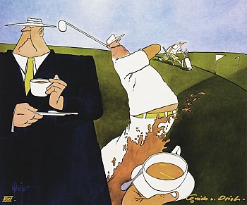 Koffie op de Golfbaan