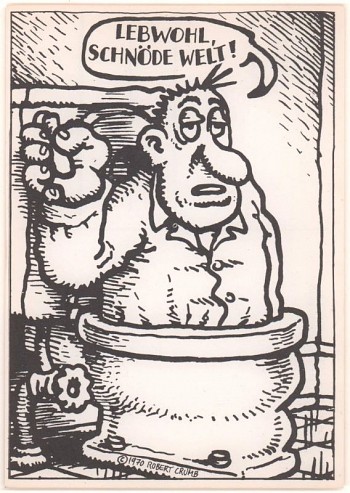 Lebwohl schnöde welt!