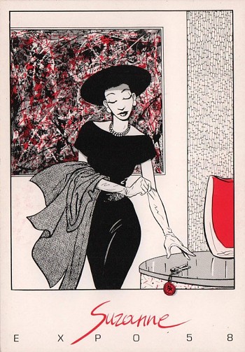 Postcard Suzanne