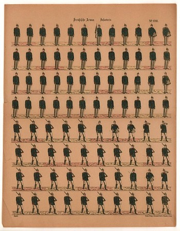 Preukilche Armee: Infanterie. No 1261