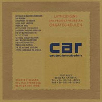 Uitnodiging Car projectmeubelen