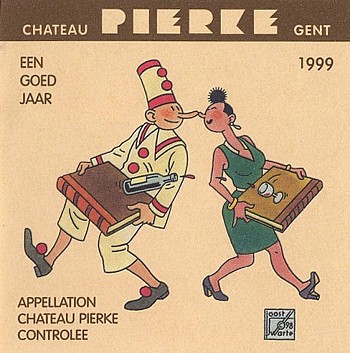 Wijnetiket Pierke