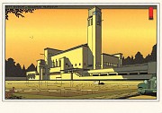 Postcard W.M. Dudok - Raadhuis Hilversum