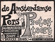 Origineel De Amsterdamse Pers Protesteert