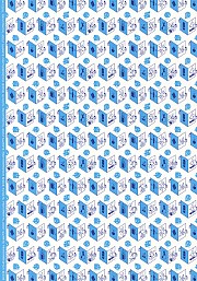 Wrapping paper Blue