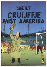 Postcard Cruijffje mist Amerika