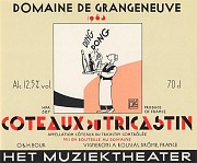 Wijnetiket Coteaux du Tricastin (1985)