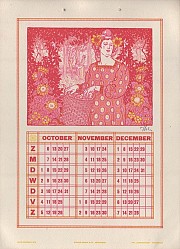 Hahn Kalender 1912 October t/m December