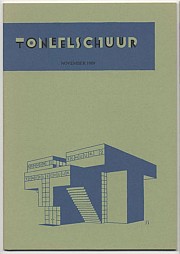 Programmaboekje Toneelschuur November 1989