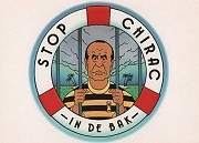 Postcard Stop Chirac in de bak