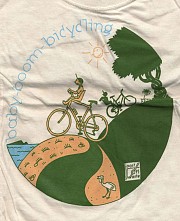 T-shirt Baby-boom-bicycling (XL)
